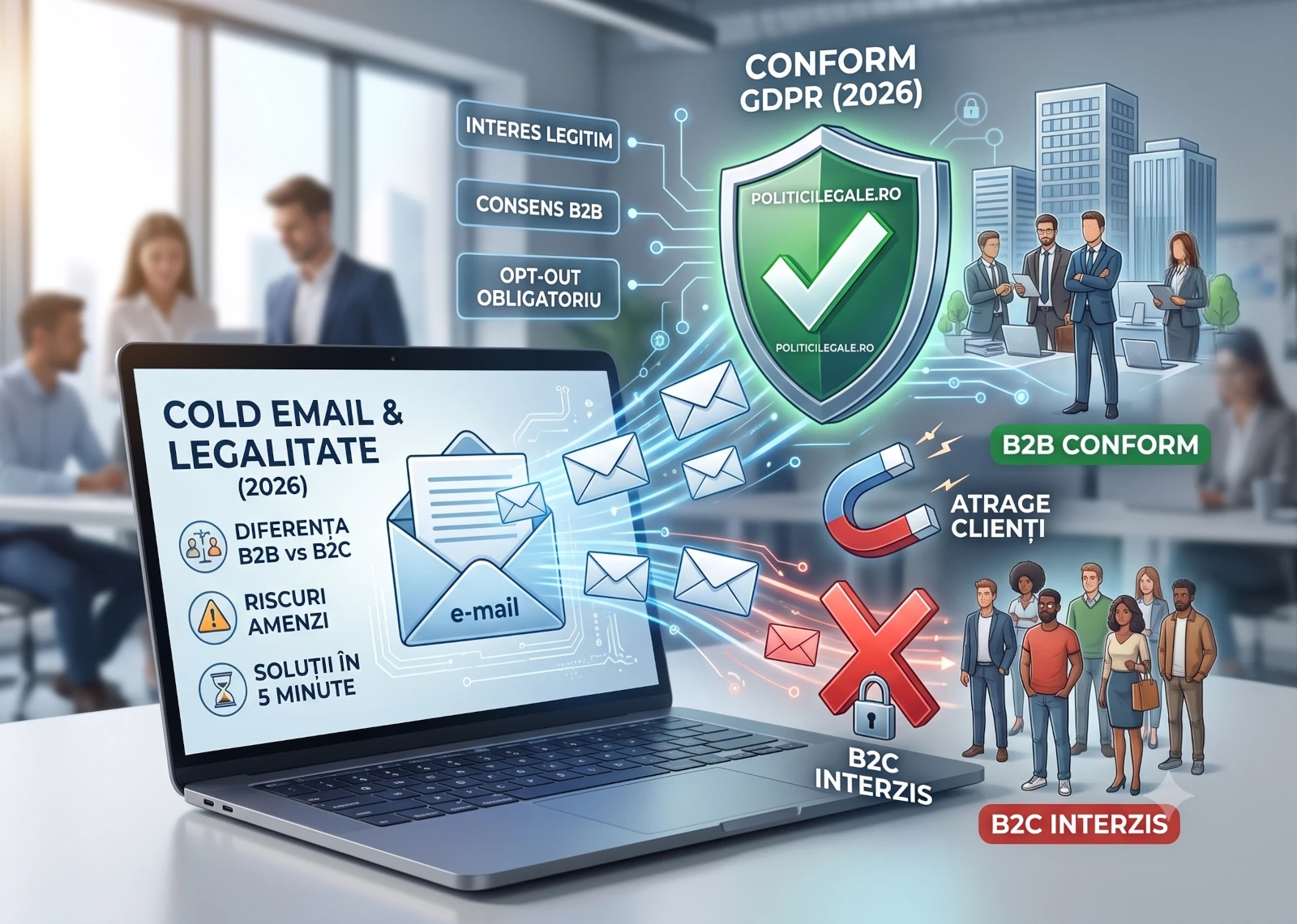 Cold Email în 2026: Este legal să trimiți oferte nesolicitate pe e-mail?