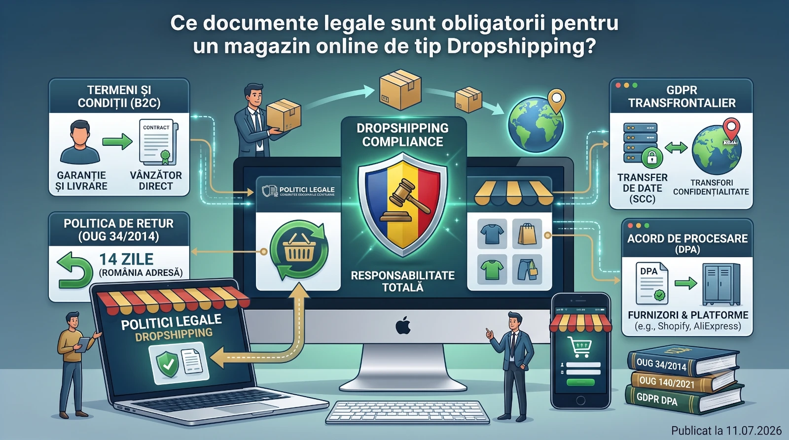 Ce documente legale sunt obligatorii pentru un magazin online de tip Dropshipping?