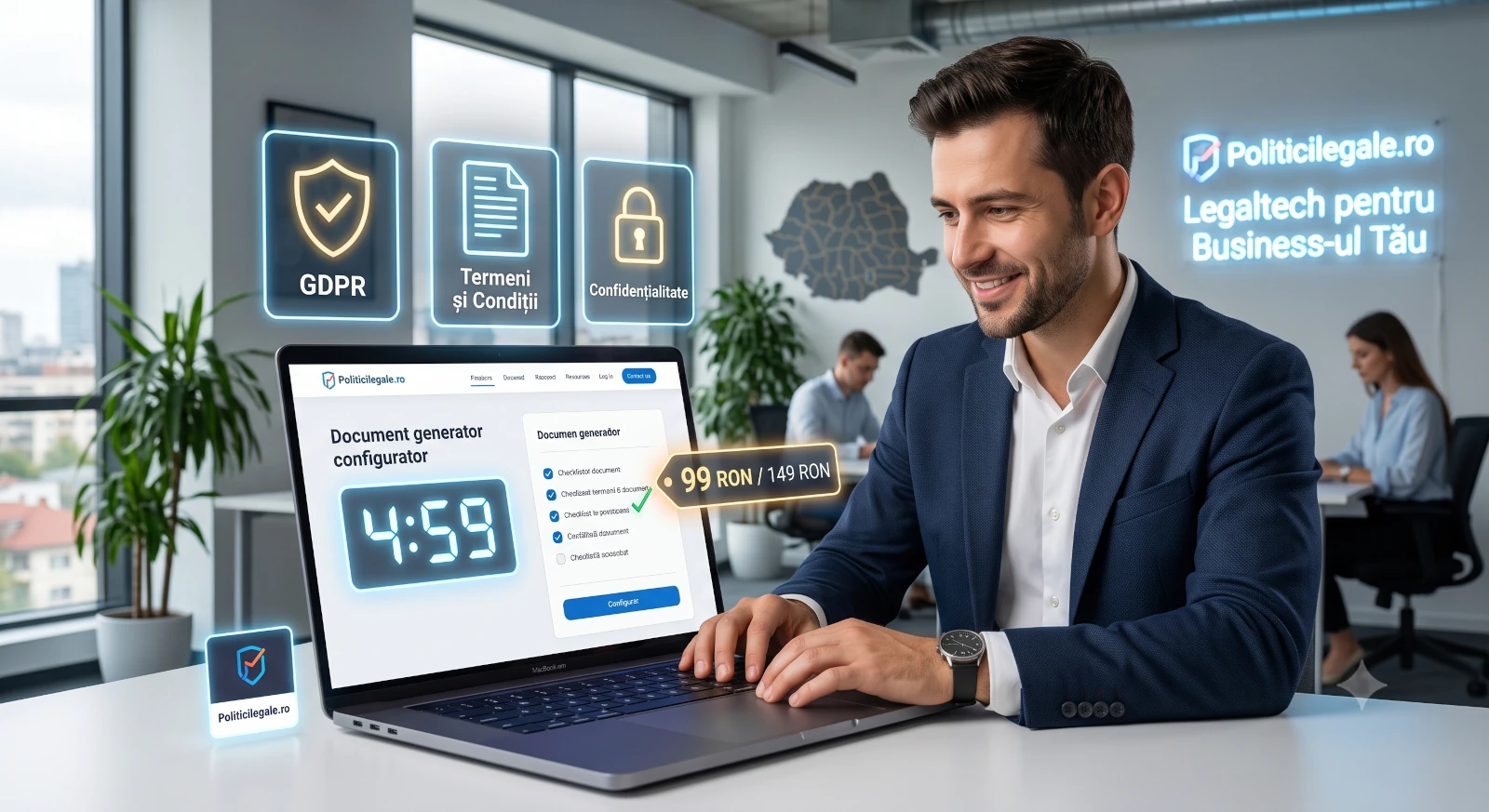 Fii în legalitate absolută cu website-ul tău în doar 5 minute!