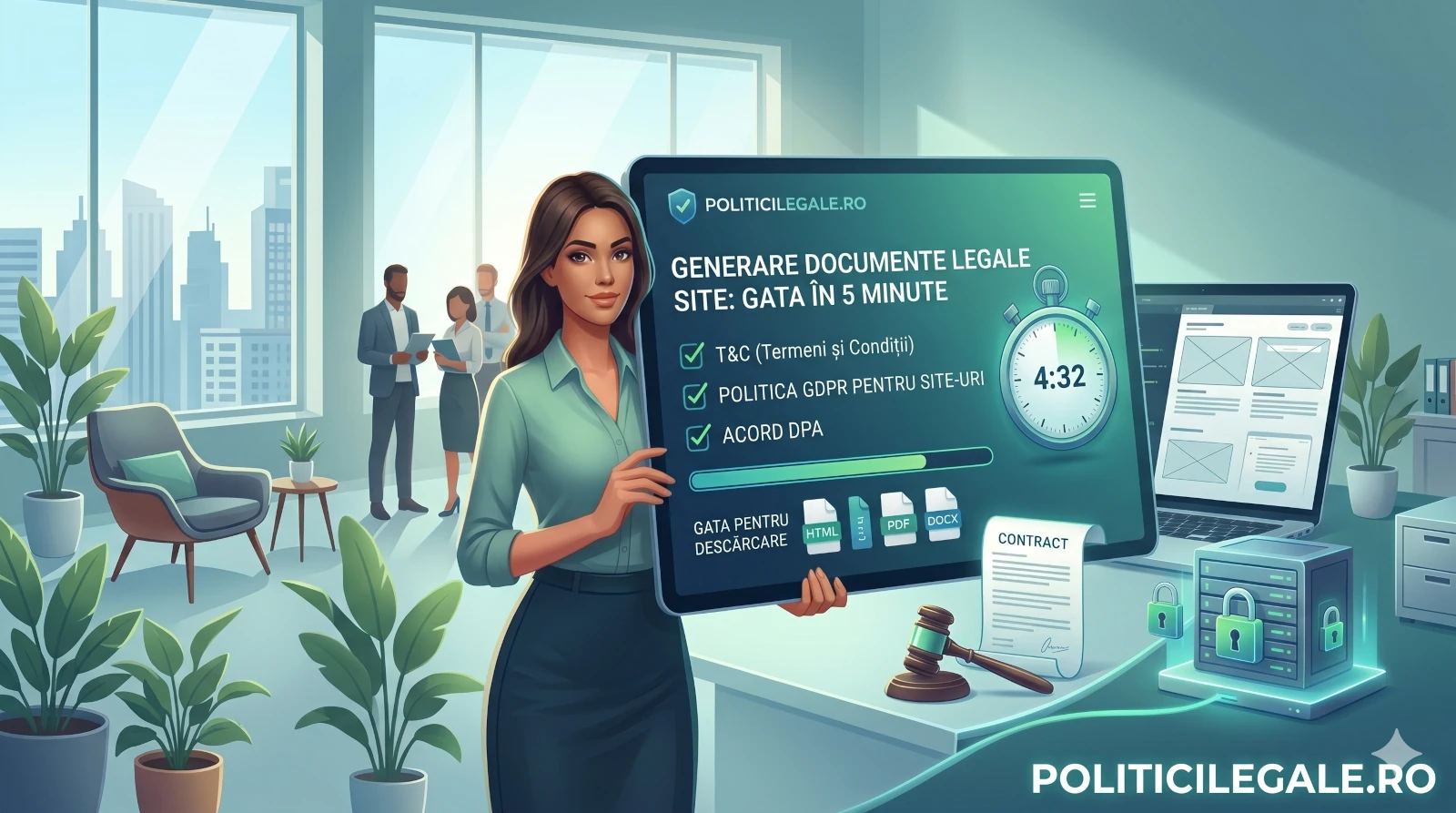 Generator de Termeni și Condiții și Politică de Confidențialitate în 5 minute
