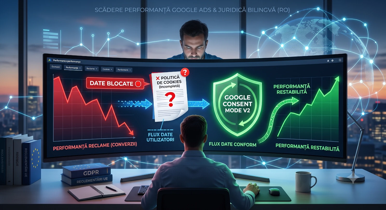 Google Consent Mode v2 și conformitatea legală a Cookie-urilor